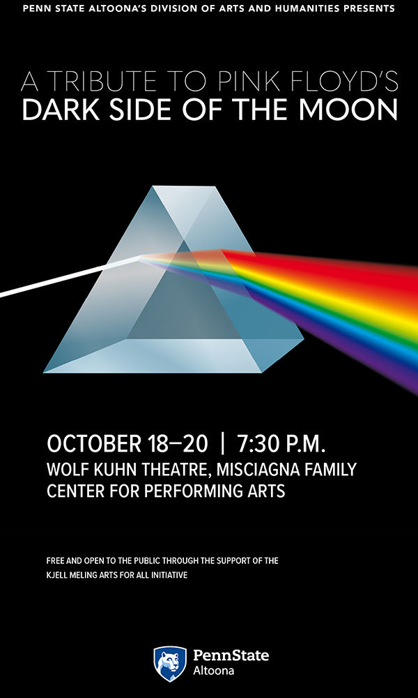 Program Cover: A Tribute to Pink Floyd's Dark Side of the Moon