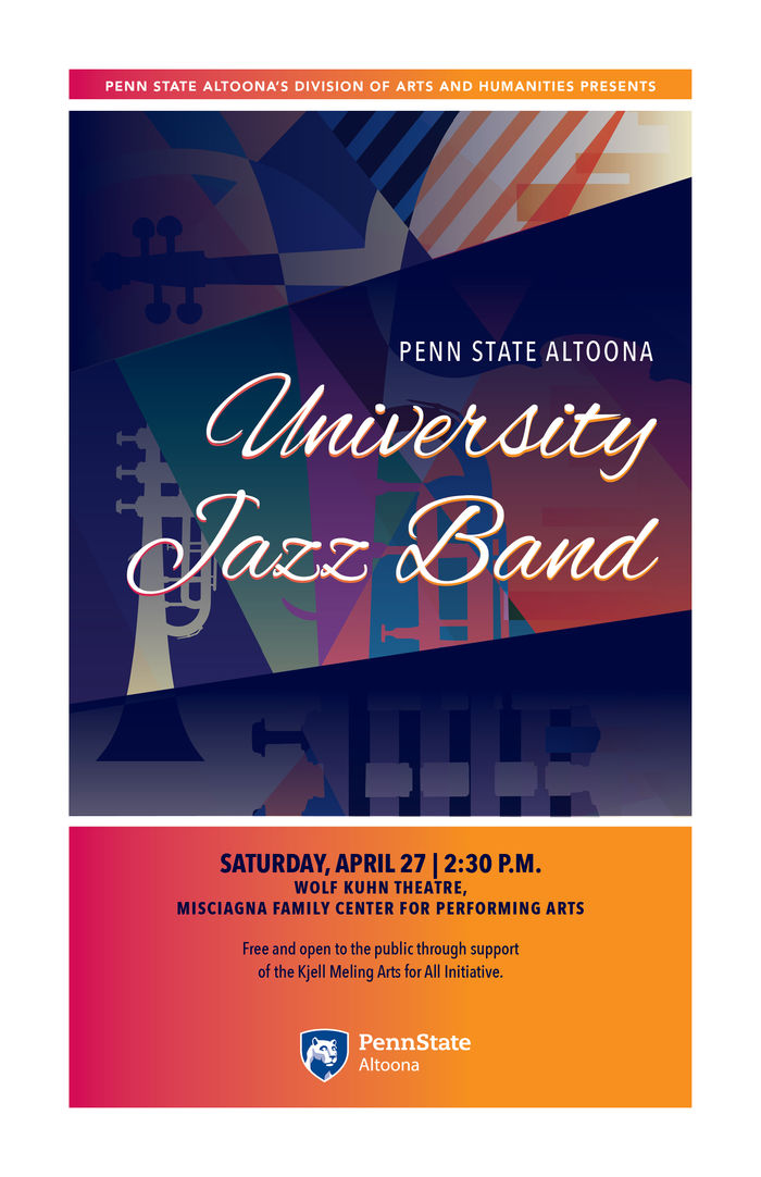 Spring 2024 University Jazz Band Program Cover