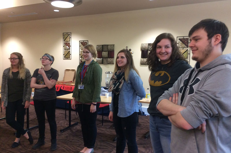 Students, faculty, and staff participate in a STAR Series workshop led by Sam Tanner