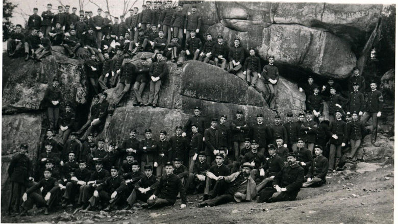 Penn State cadets camped at Gettysburg