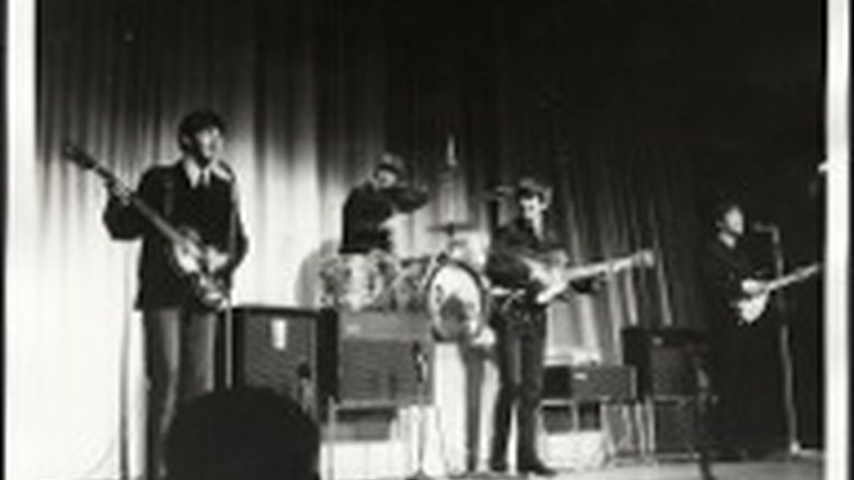 The Beatles perform in Paris
