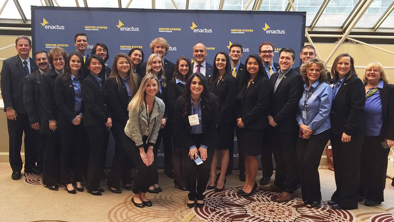 Penn State Altoona Enactus students, alums, and advisors