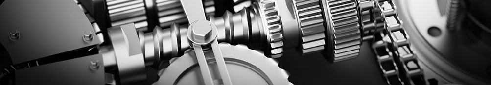 a photo of gears and parts representing mechanical engineering 