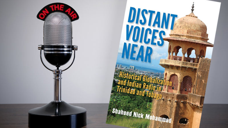 Radio microphone and Distant Voices Near book cover