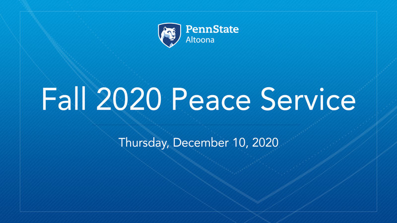 Fall 2020 Peace Service