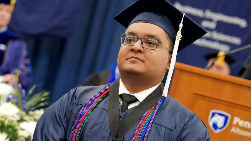 Shivam Bhatt at commencement