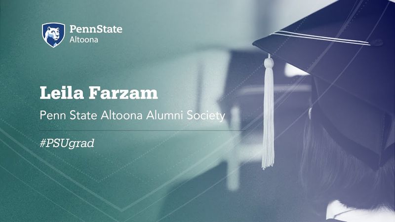 Leila Farzam, Alumni Society President | Spring 2020 Commencement