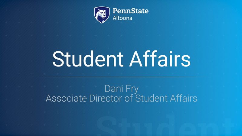 Student Affairs at Penn State Altoona