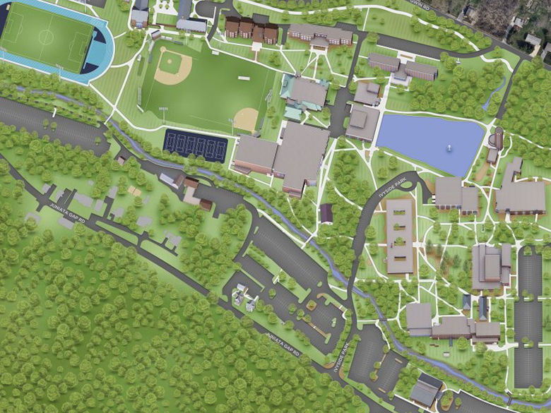 This Is Penn State Penn State Altoona   Campus Map 