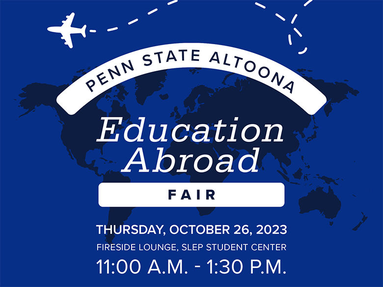 Education Abroad Fair Information. See text on this page for details.