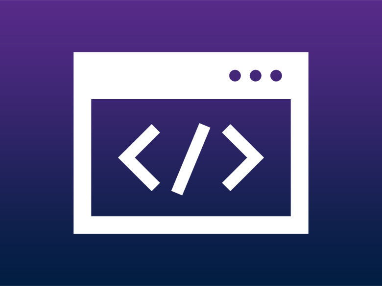 icon representing programming code