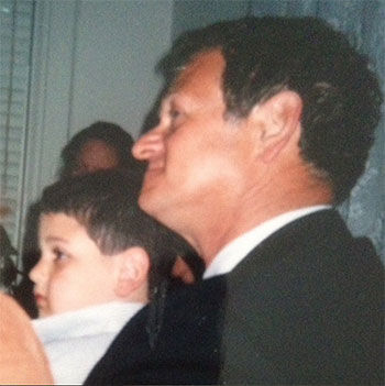Dan and his father, David.
