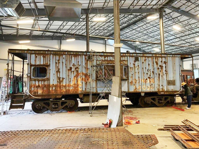 What the caboose at the Altoona Railroader’s Memorial Museum once looked like