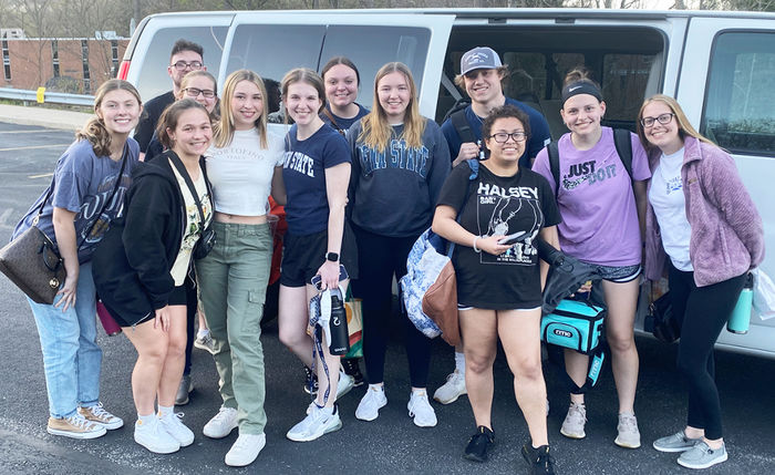 Twelve students, accompanied by Nathan Kruis, assistant professor of criminal justice, made the trip to Hershey, Pennsylvania, for the training.