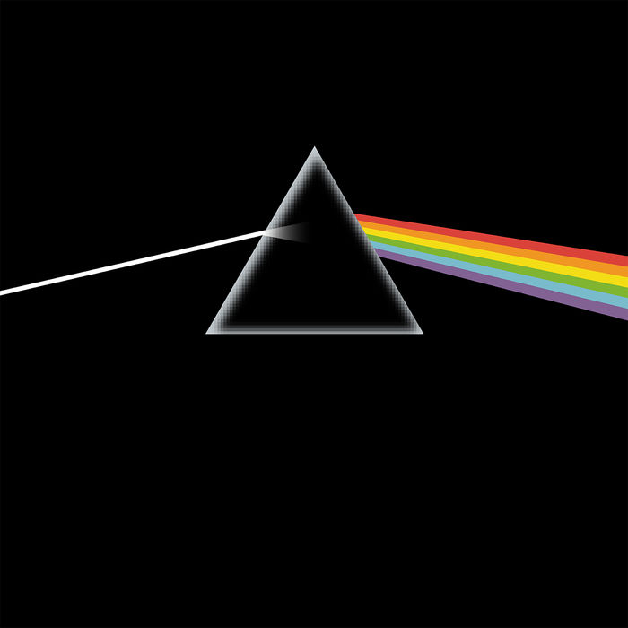 Cover Art for Pink Floyd's Dark Side of the Moon.