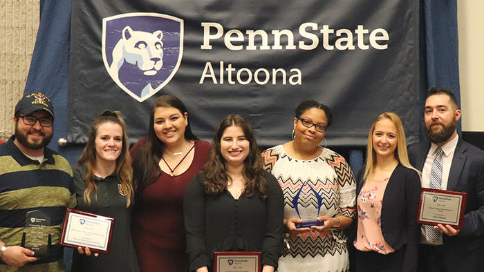 Students celebrate their achievements at the spring 2019 Student Awards Ceremony