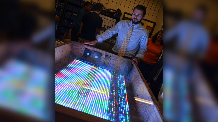 Light Display Coffee Table