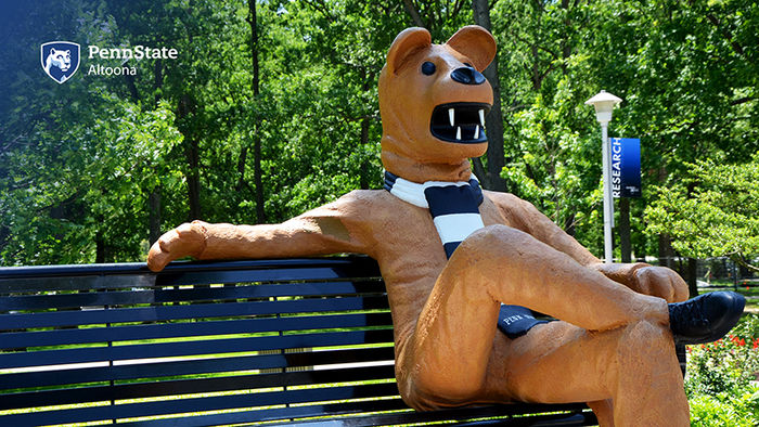 Zoom Background: Nittany Lion Statue