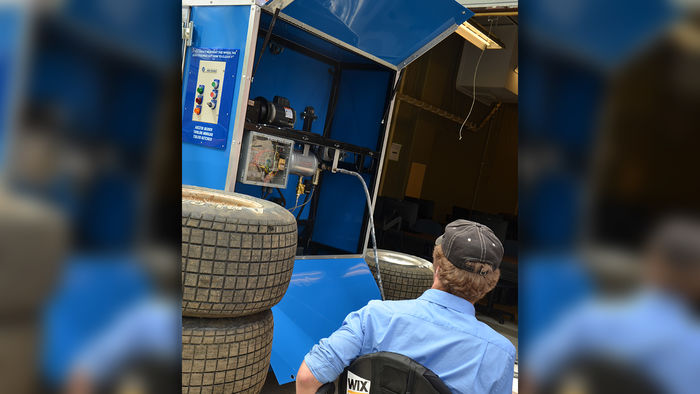 Racecar Tire Washer