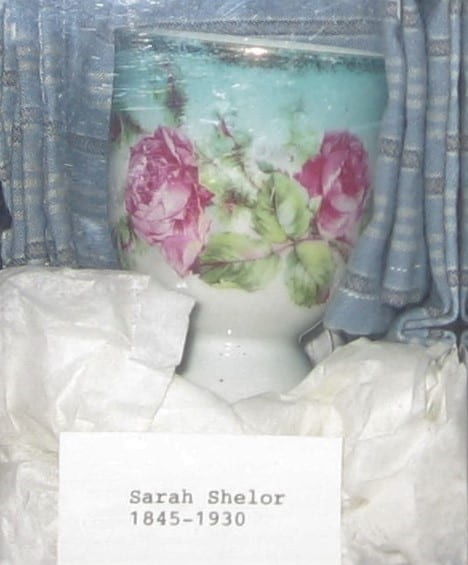 Egg cup belonging to ex-slave Sarah Shelor, a resident of Warriors Mark, PA