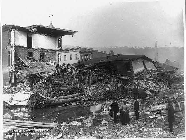 Damage from the Johnstown Flood