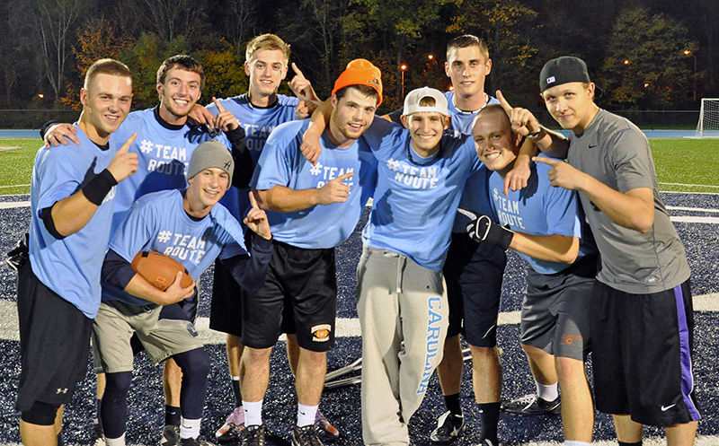 2012 Flag Football Champions: Team Route