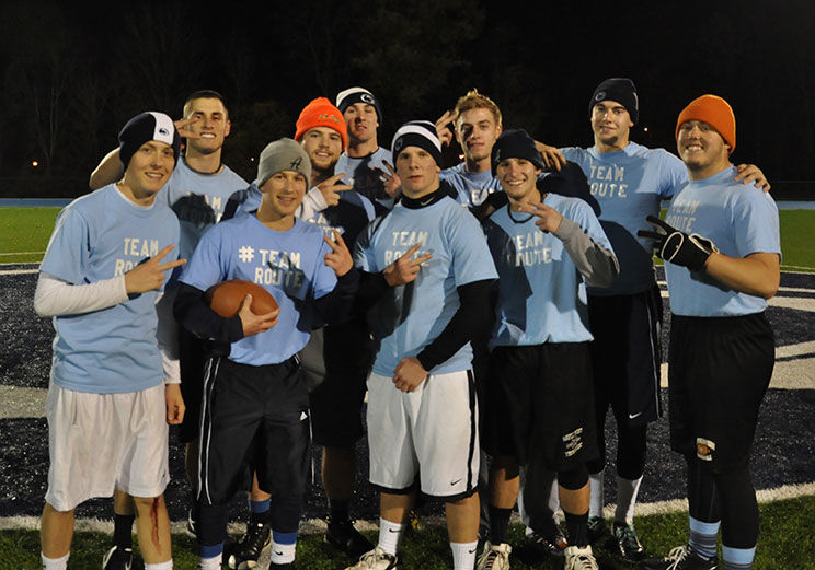 2013 Flag Football Champions: Team Route