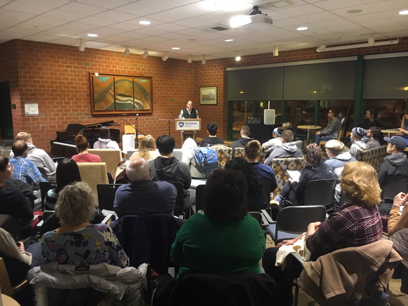 The crowd at the spring 2019 Hard Freight Cafe