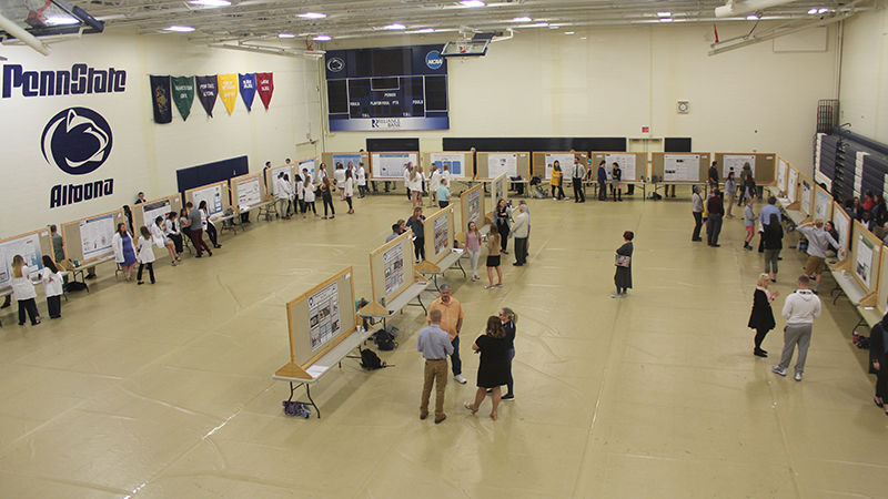 An overview of the poster presentations at the 2019 Undergraduate Research and Creative Activities Fair.