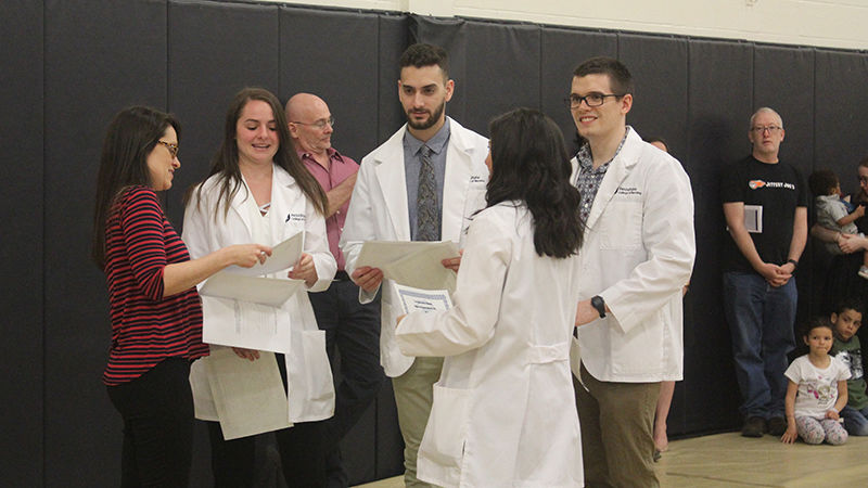 Nursing students are recognized for their work at the annual URCAF.