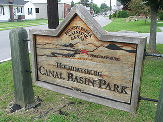 Canal Basin Park Sign