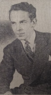 Newspaper photo of Charles Diehl from 1942