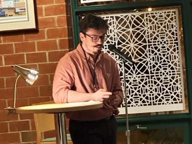 Aidan Pellegrino, English major and Editor-in-Chief of Hard Freight, shares an original poem.