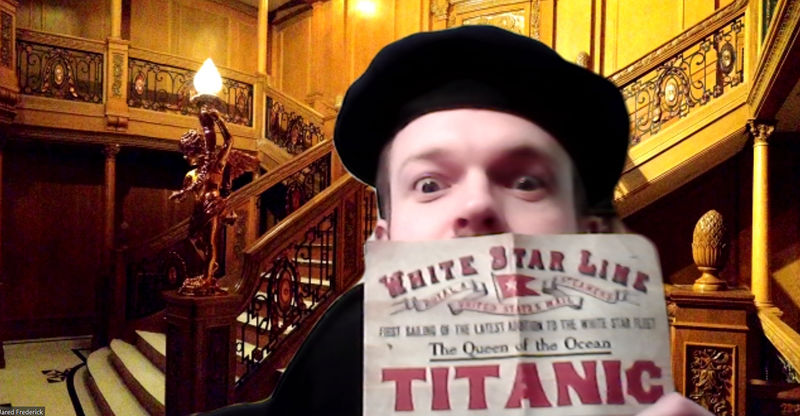Jared Frederick on the Titanic