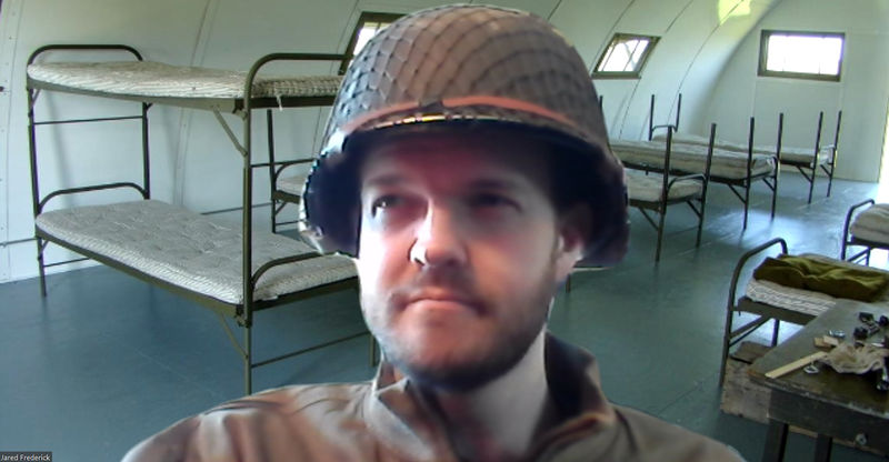 Jared as a WWII soldier