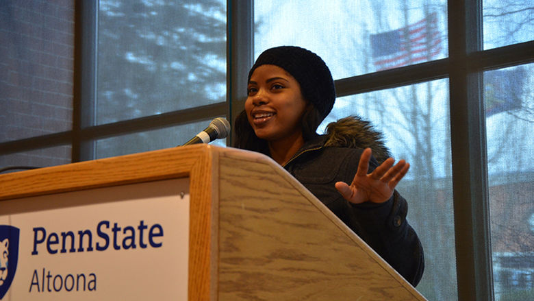 A reading at the 2017 African American Read-In