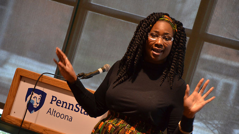 A presentation at the 2017 African American Read-In