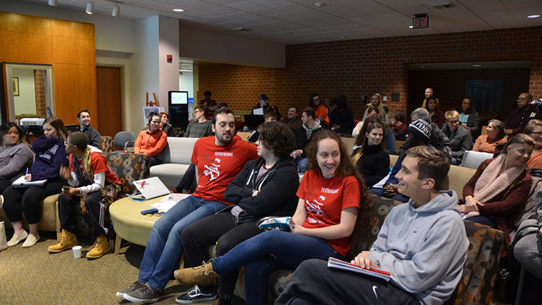 Audience members enjoy the 2017 African American Read-In