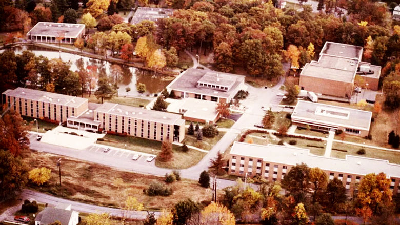 A photo of the Penn State Altoona campus taking in the 1970s
