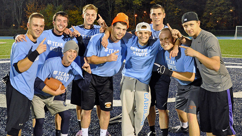 2012 Flag Football Champions: Team Route
