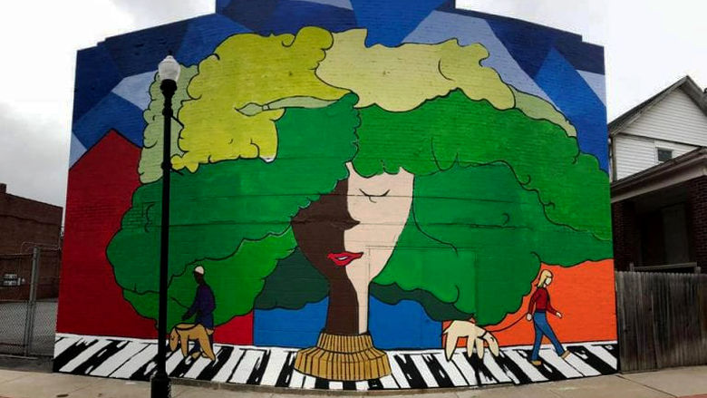 Mural art by Pam Etters