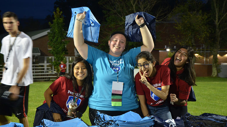 Students enjoy Playfair, an orientation tradition