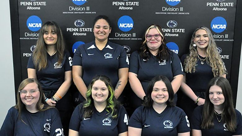 Penn State Altoona's women's bowling team