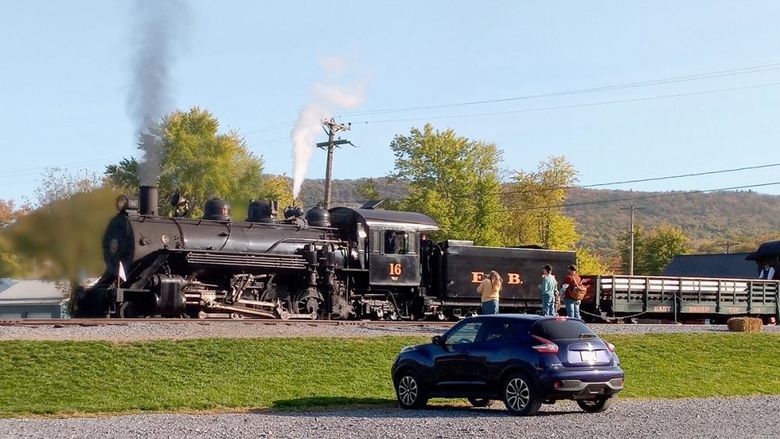 Mikado steam locomotive, No. 16, built in 1916 by the Baldwin Locomotive Works in Philadelphia.