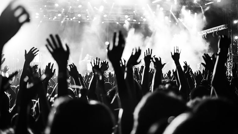 Crowd at a concert