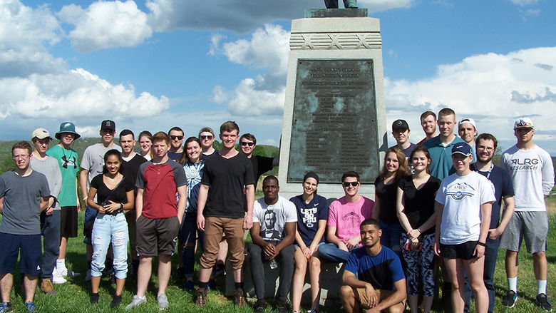 Penn State Altoona students visit Civil War battlefields