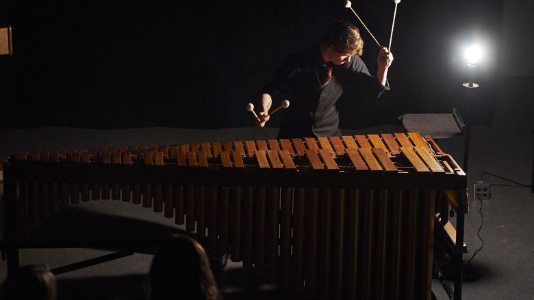 Gage Kroljic performs