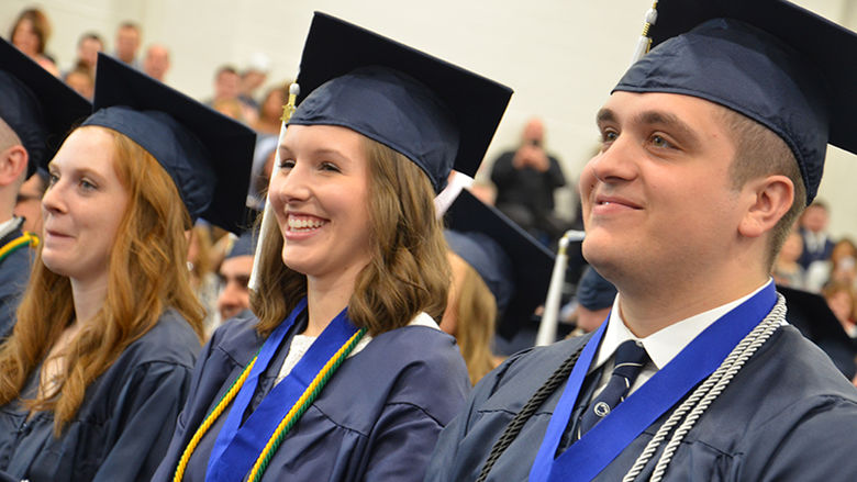 Graduates at Penn State Altoona's spring 2019 Commencement Ceremony