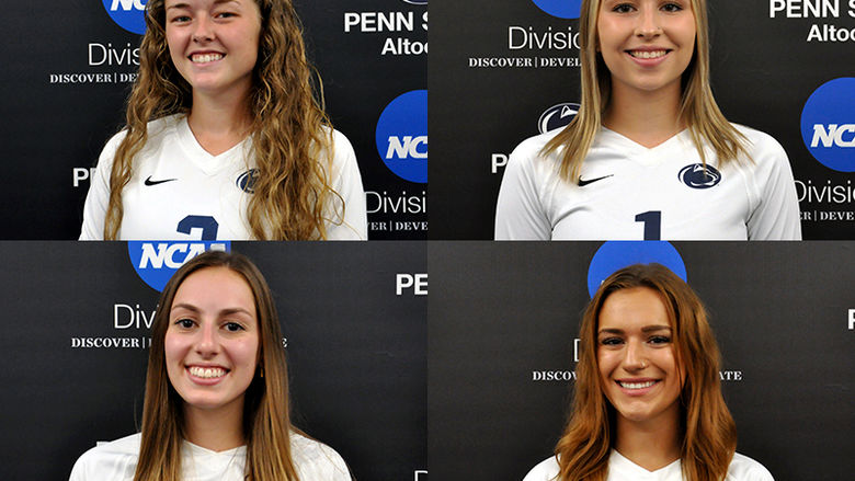 Lydia Mock, Lacee Barnhart, Erin Lutz, Kayla Moran
