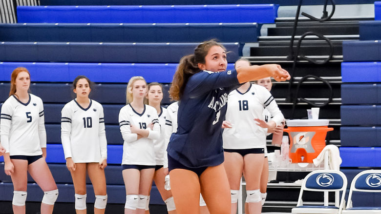 Penn State Altoona women's volleyball player Anna Batrus